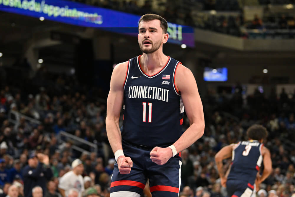 College Basketball Game Action