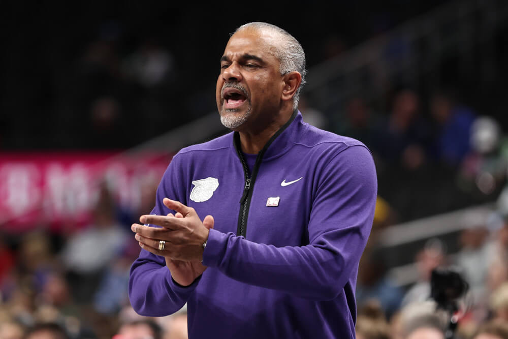 College Basketball Game Action