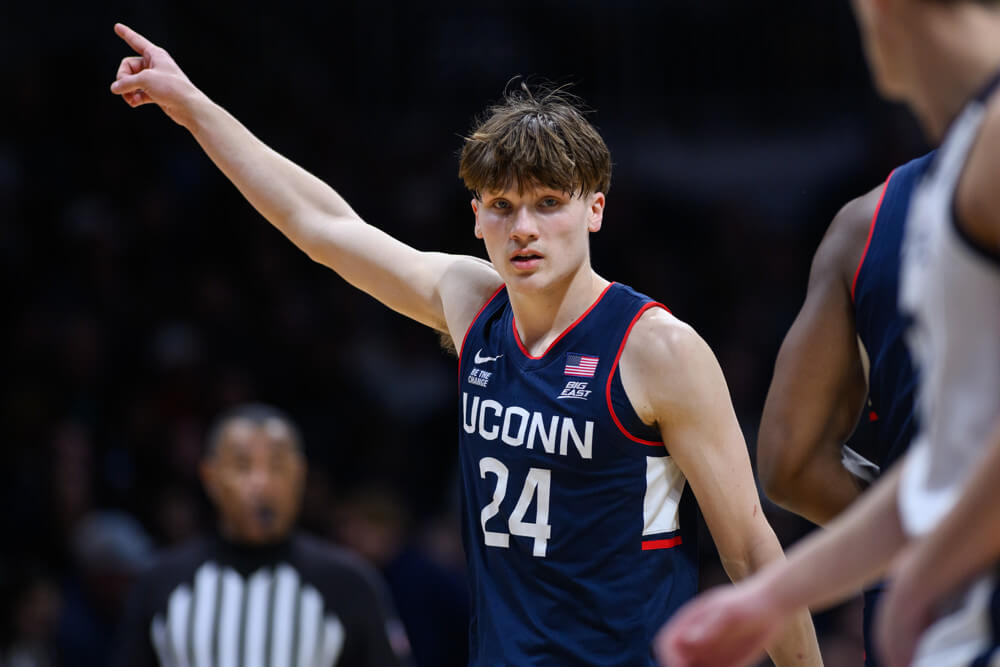 College Basketball Game Action